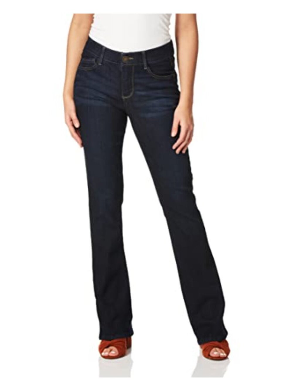 Democracy Itty Bitty Bootcut Jeans Ab Solution Tech Mid Rise Casual Denim
